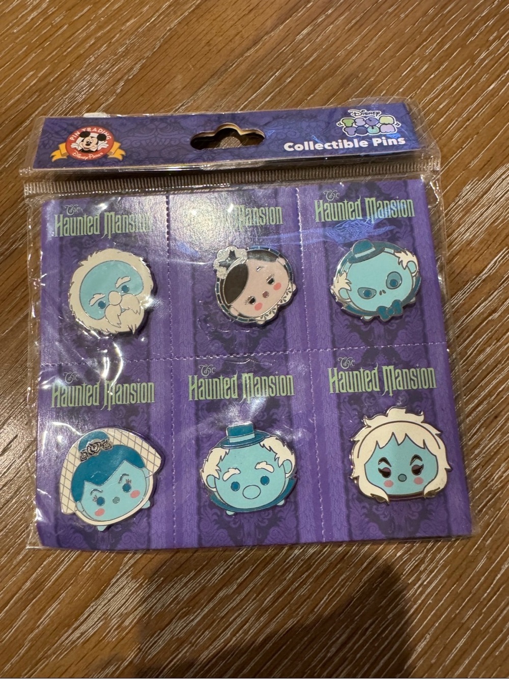 Disney Haunted Mansion Tsum Tsum Ezra Gus Madame Leota Disney 6 Pin Booster Set
